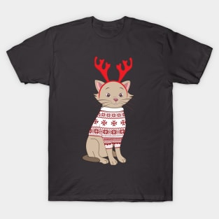 christmas cat T-Shirt